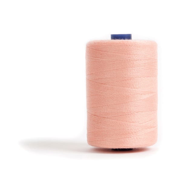 Sewing and Overlocking Peach 1000m Thread