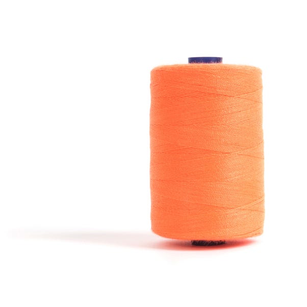 Sewing and Overlocking Fluorescent Orange 1000m Thread