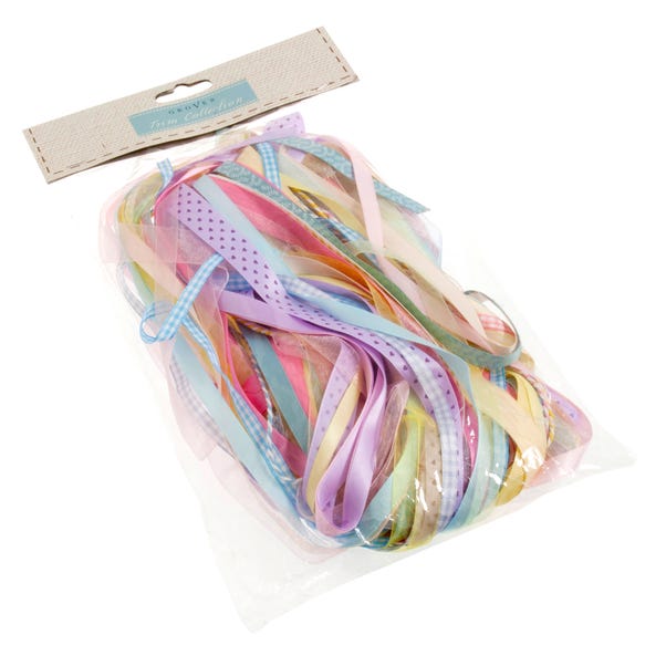 Pack of 25 Mixed Pastel Ribbons image 1 of 2