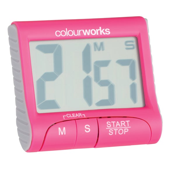 red timer clock