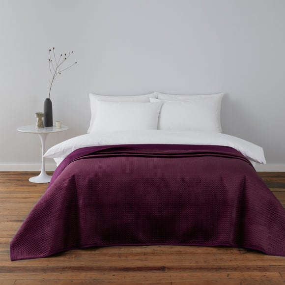 Purple best sale throw dunelm