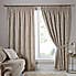 Alderly Natural Pencil Pleat Curtains  undefined