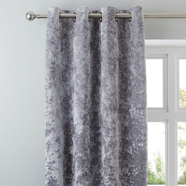 Crushed Velour Silver Eyelet Curtains Dunelm Crushed Velour Silver Eyelet Curtains, How To Wash Crushed Velvet Curtains