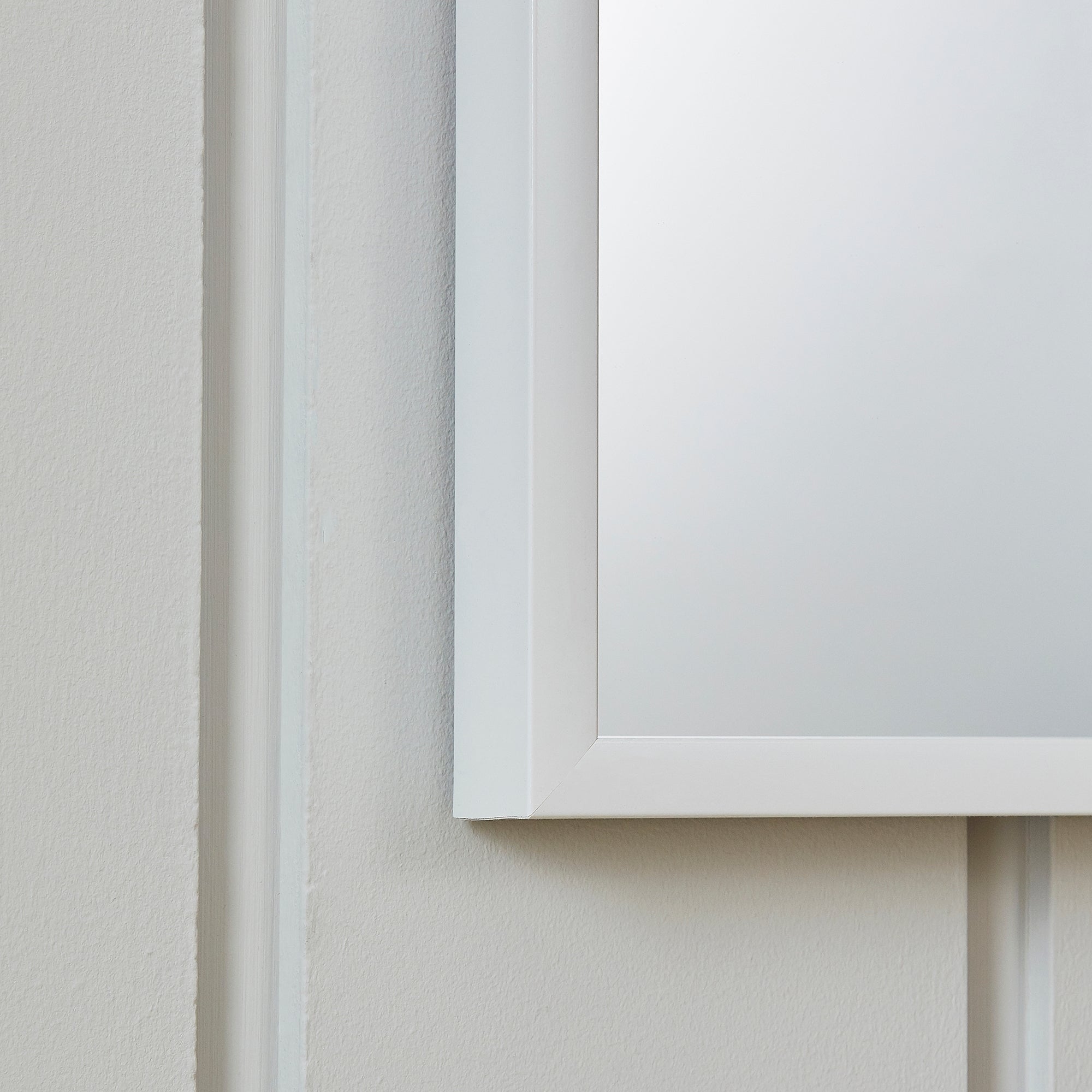 Essentials Full Length Mirror 120cm X 30cm White White