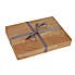 Set of 4 Rubberwood Placemats Natural