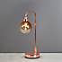 Tanner Copper and Glass Table Lamp Copper (Brown)