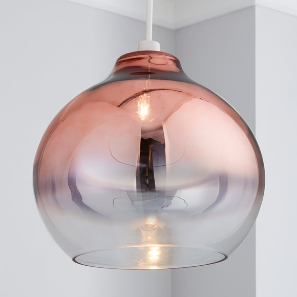 copper glass lamp shade