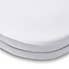 Pack of 2 White 100% Cotton Jersey Crib Fitted Sheets White undefined