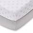 Pack of 2 Grey 100% Cotton Jersey Cot Bed Fitted Sheets