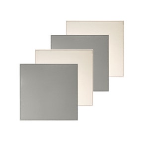 Pack Of Four Reversible Cream And Grey Coasters