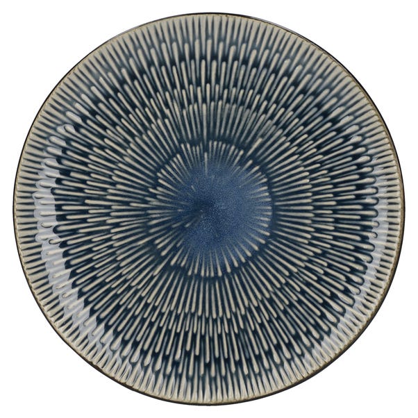 Zen Reactive Glaze Side Plate Blue
