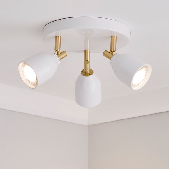 dunelm white ceiling light