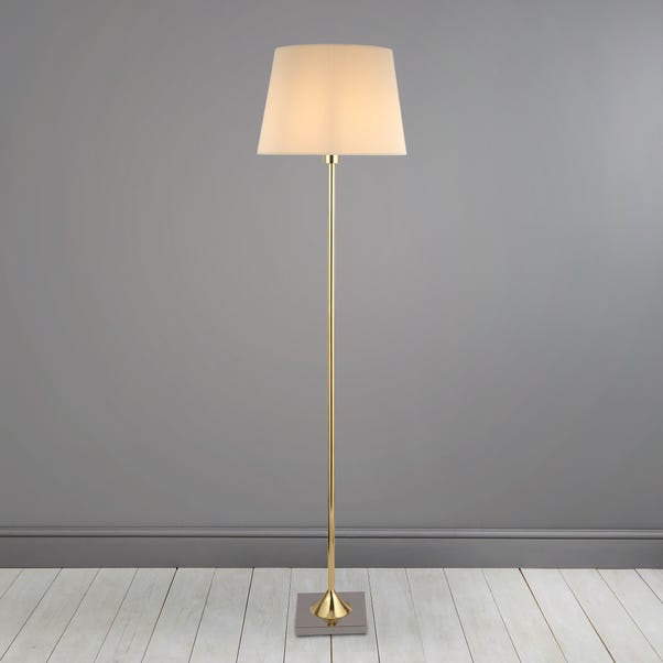 Washington Brushed Gold Floor Lamp Dunelm Washington Brushed Gold Floor Lamp Dunelm, Brushed Gold Floor Lamp
