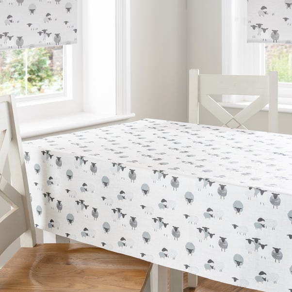 Billie Bah Sheep Rectangular PVC Tablecloth MultiColoured undefined
