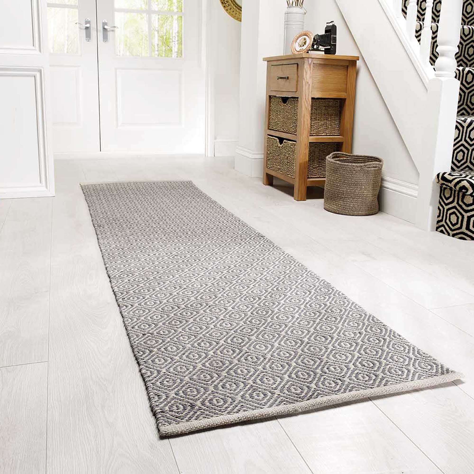 Click to view product details and reviews for Diamond Weave Runner Grey.