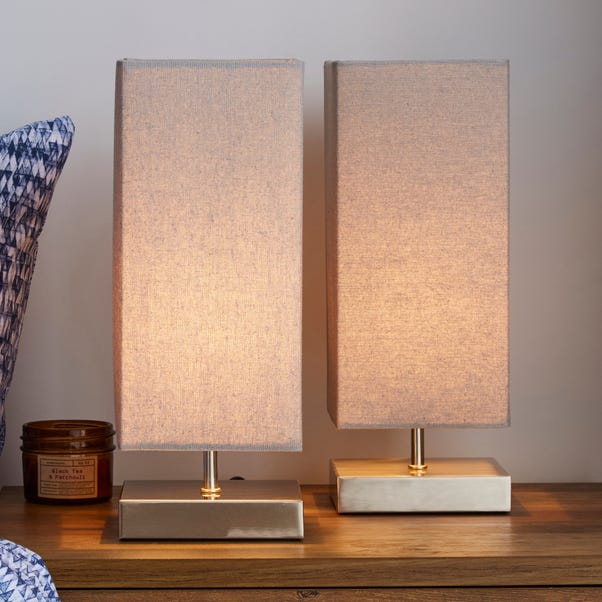 Charlotte Grey Touch Dimmable Table, Charlotte Table Lamp