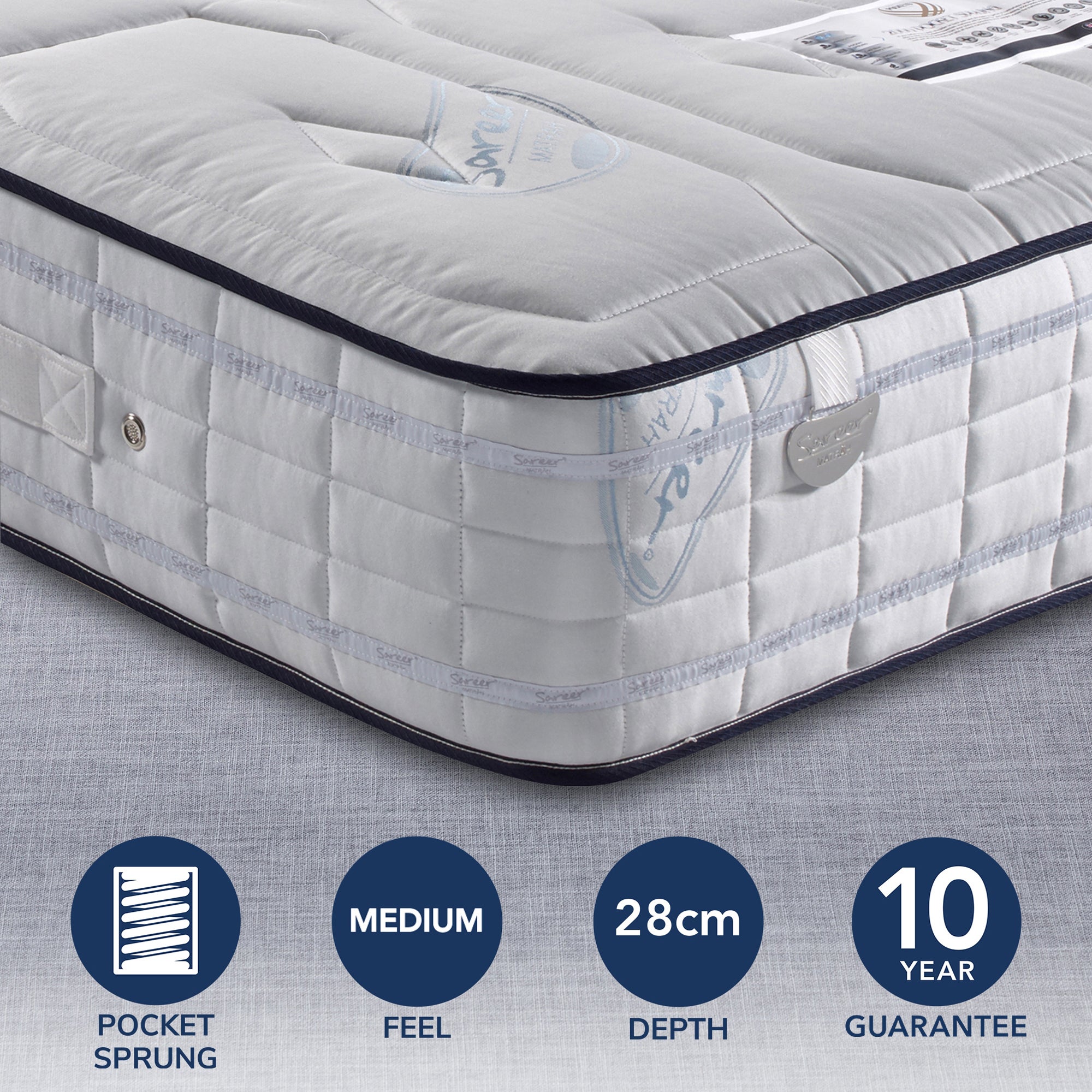 Pocketo Medium Firm 2000 Memory Mattress