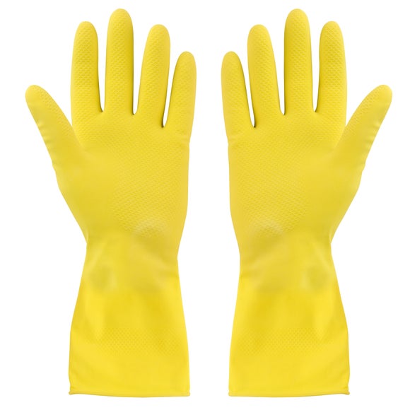 Medium Rubber Gloves Dunelm