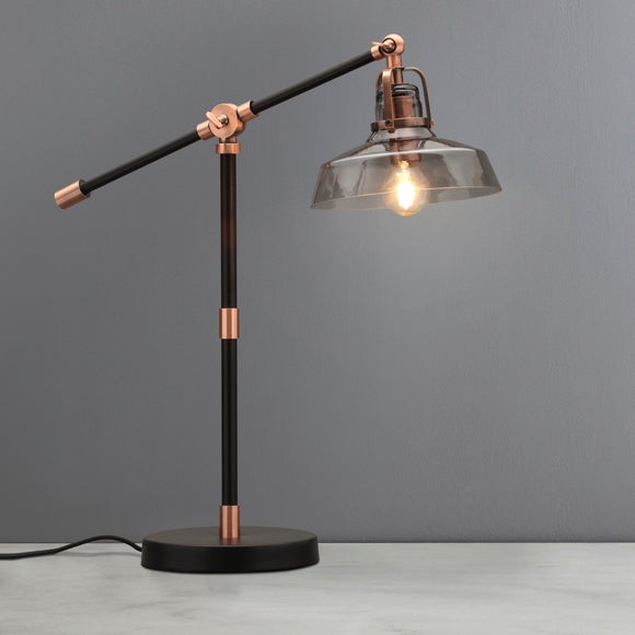 tanner copper table lamp