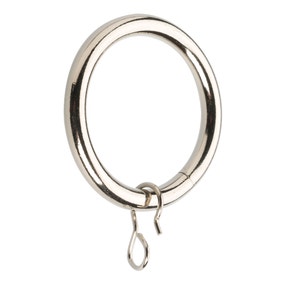 Mix and Match Pack of 6 Metal Curtain Rings