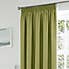 Tyla Green Blackout Pencil Pleat Curtains  undefined