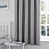 Tyla Silver Blackout Pencil Pleat Curtains  undefined