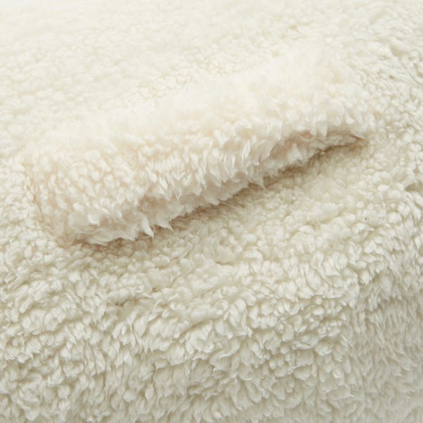 Teddy Bear Cream Cuddle Cushion | Dunelm