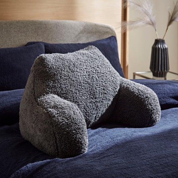 Teddy Bear Charcoal Cuddle Cushion | Dunelm