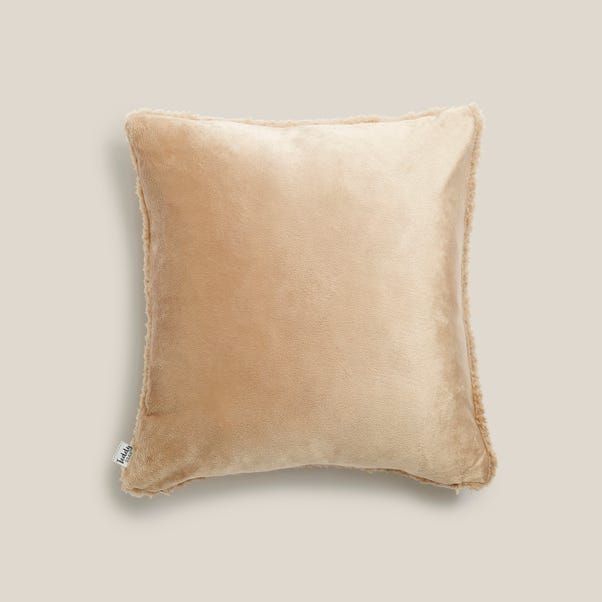 Teddy Bear Blush Cushion | Dunelm