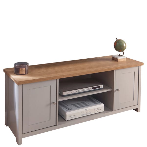 Lancaster TV Unit, Grey and Oak for TVs up to 55" image 1 of 2