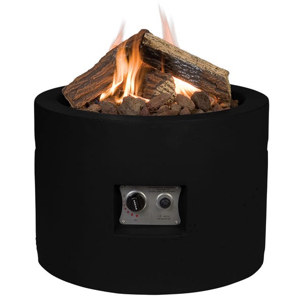 Round Black Fire Pit image 1 of 1