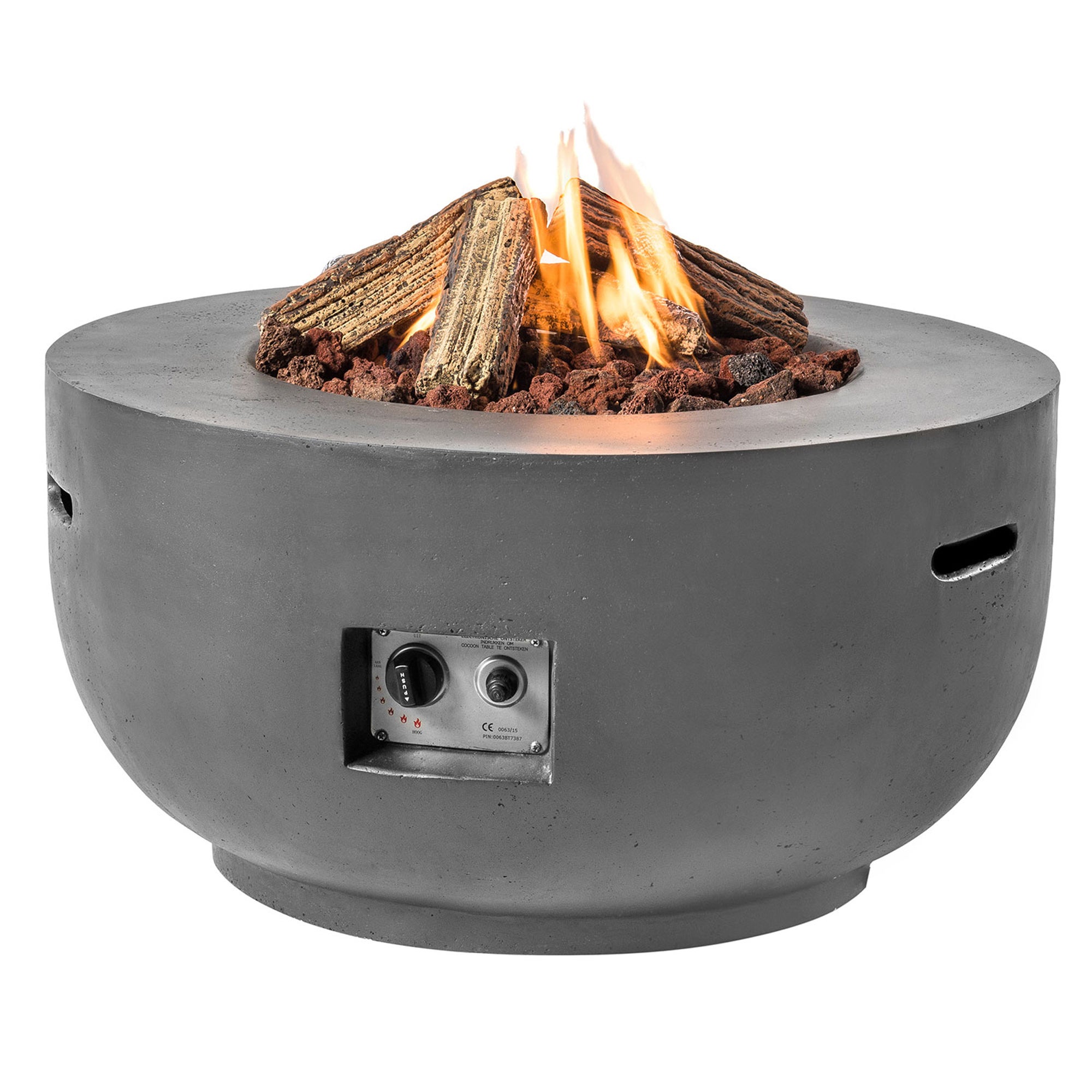 Grey Fire Pit Bowl Grey