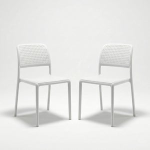 White Set Of 2 Nardi Bistro Chairs