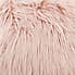 Skylar Mongolian Faux Fur Small Lounger - Blush Blush (Pink)