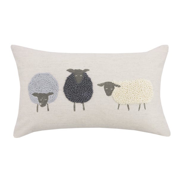 Rectangular Sheep Cushion image 1 of 5