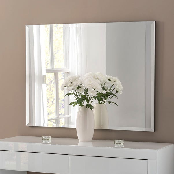 Yearn Bevelled Rectangle Overmantel Wall Mirror image 1 of 1