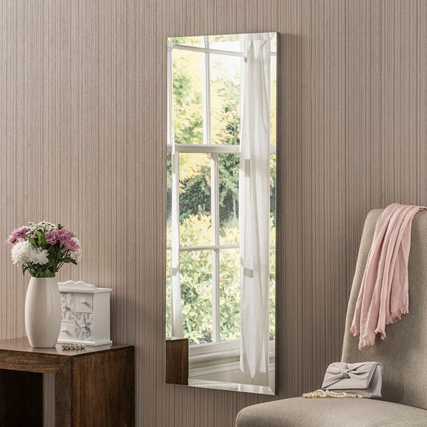 Yearn Bevelled Rectangle Mirror 122x46cm Clear