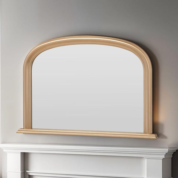 Yearn Contemporary Overmantle Mirror 112x77cm Gold Dunelm Yearn Contemporary Overmantle Mirror, Gold Over Mantle Mirror Uk