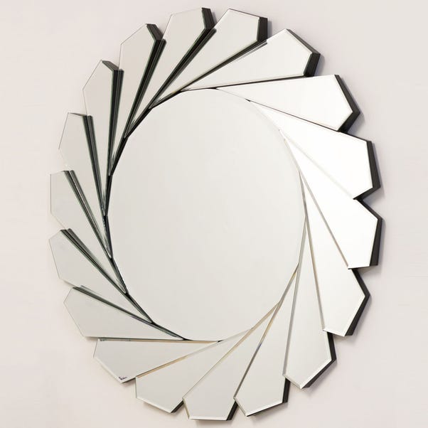 Surrey Round Wall Mirror, 80cm Clear