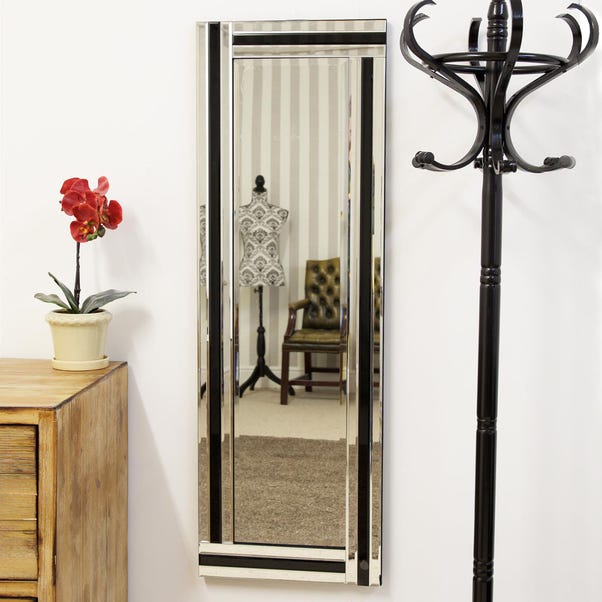 Westbury Abstract Rectangle Full Length Wall Mirror image 1 of 1