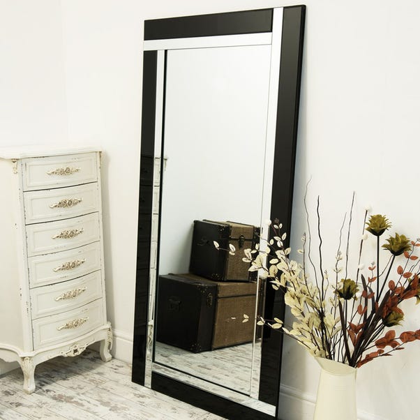 Villa Abstract Rectangle Full Length Leaner Mirror image 1 of 2