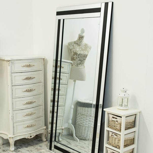 Westbury Abstract Rectangle Full Length Leaner Mirror image 1 of 2
