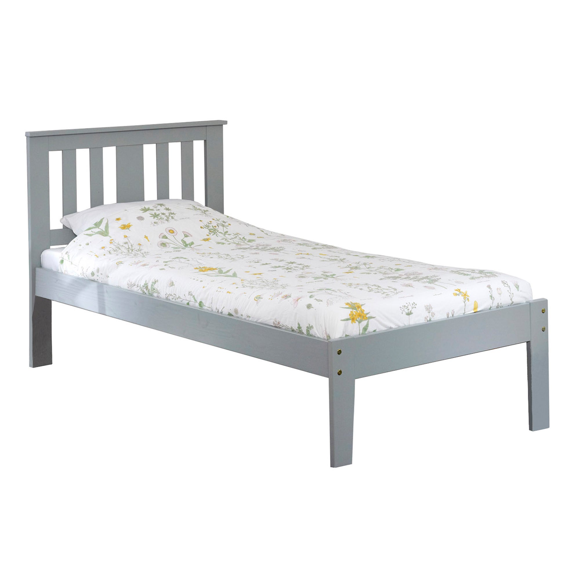 Kingston Pine Bed Frame Grey