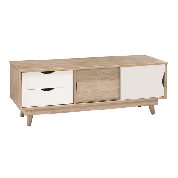 Dunelm white gloss 2024 tv unit