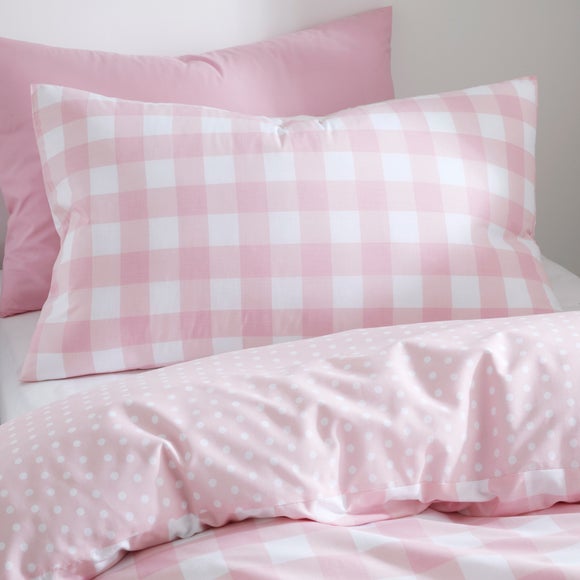 pastel gingham duvet cover