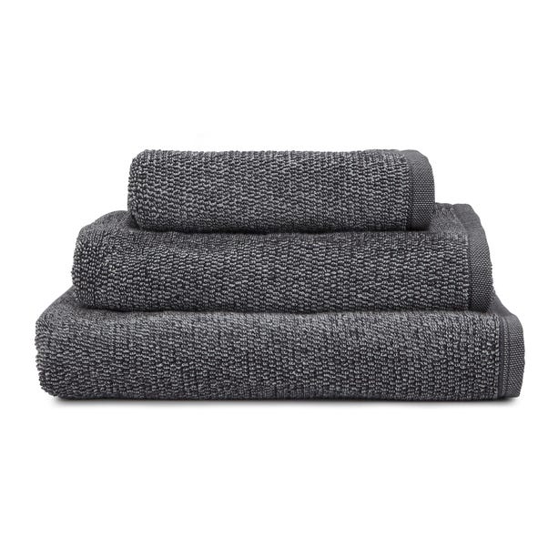 Marl Charcoal Towel  undefined
