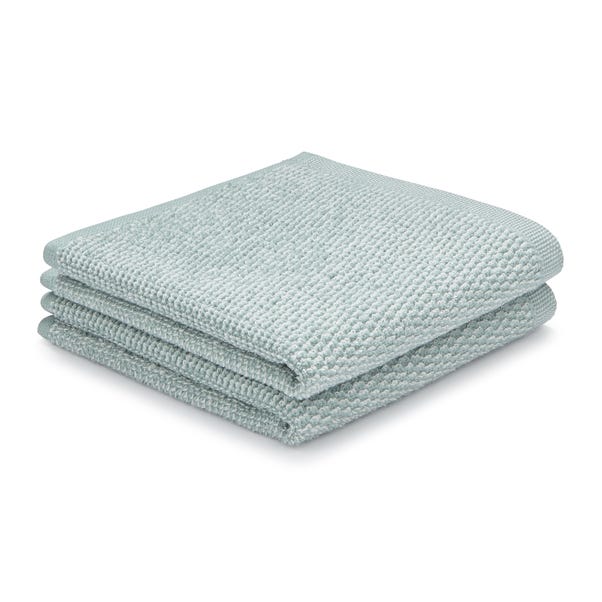 Pack of 2 Seafoam Marl Face Cloths image 1 of 2