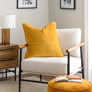 Clara Cotton Velvet Square Cushion