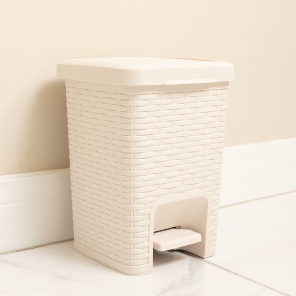 Addis Rattan Natural Pedal Bin