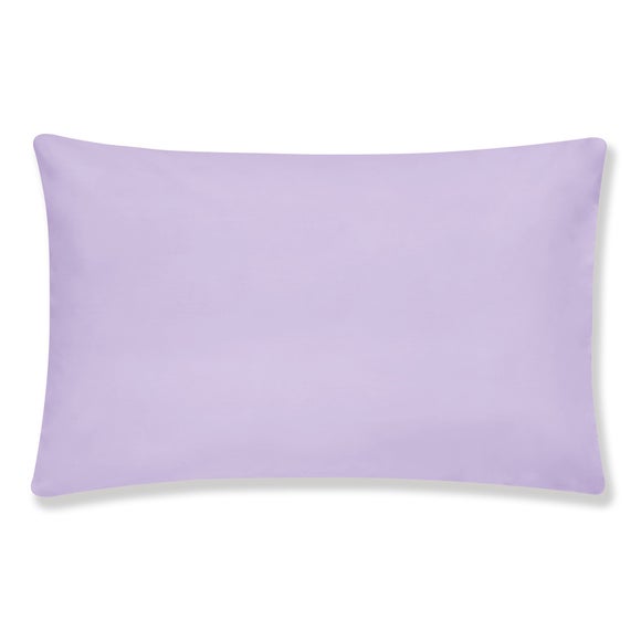 Non Iron Plain Dye Lilac Pillowcases Plain Dye Pillowcase Two Pack